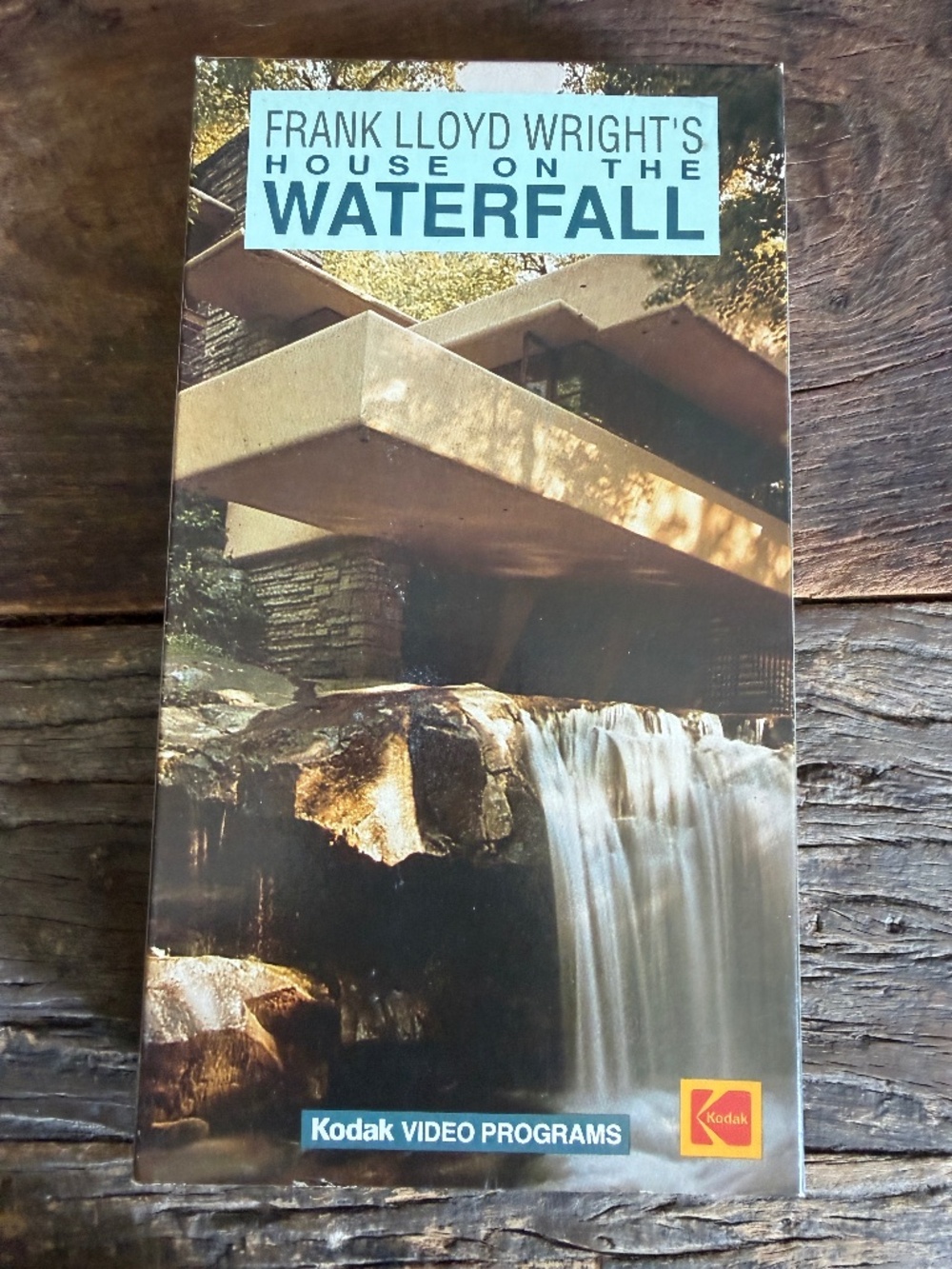 VHS video tape "Frank Lloyd Wright's House on the Waterfall"